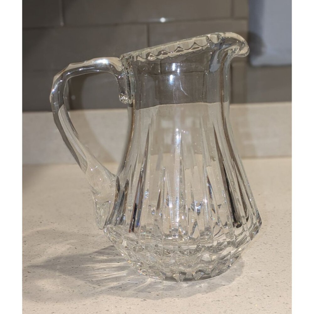 Nachtmann 40 Oz Crystal Pitcher Patrizia Pattern Glass Jug decor